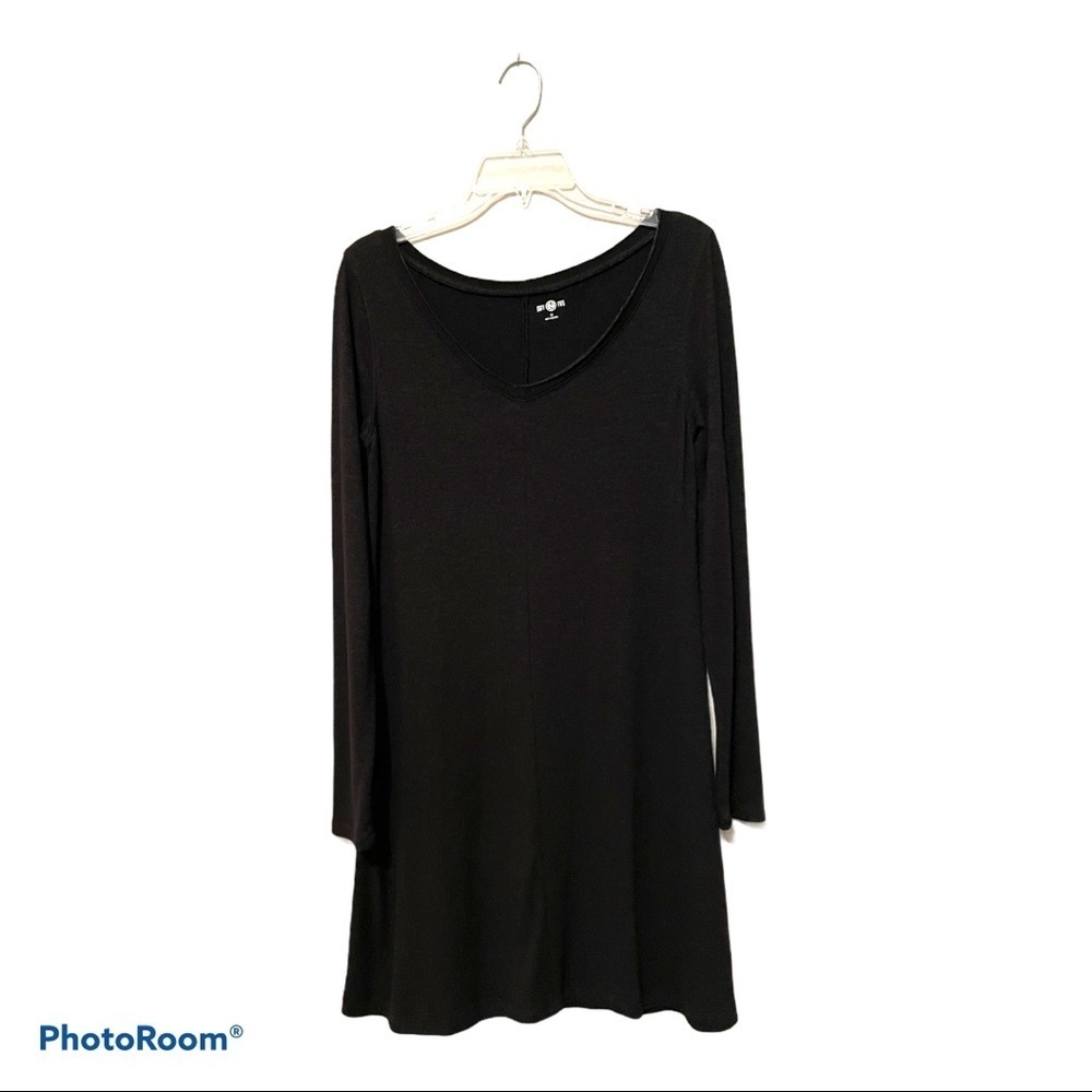 SO long sleeve black dress - Size Medium
